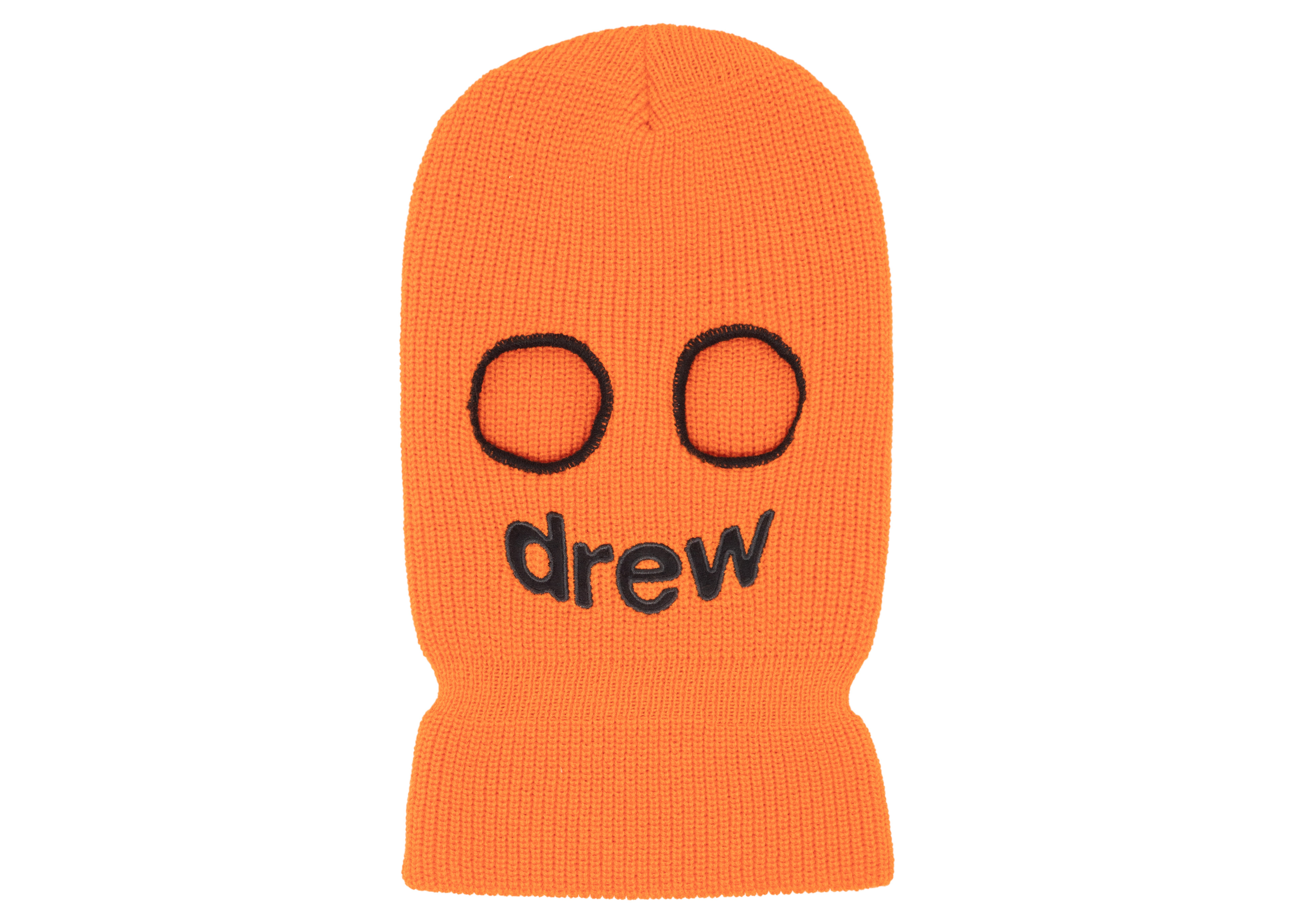 drew house drew ski mask orange