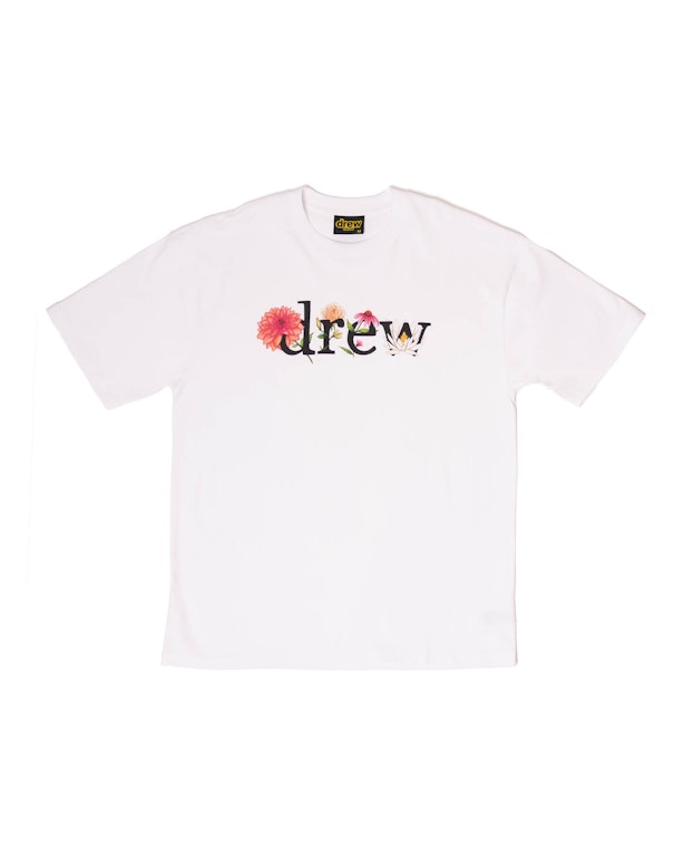 Pre-owned Drew House Floral Drew Ss Tee White