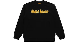 drew house logo crewneck sweatshirt black