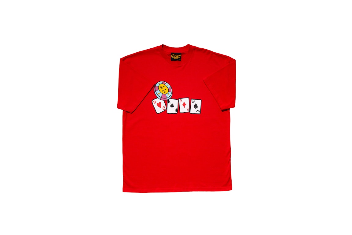 Pre-owned Drew House Lucky You Drew Ss Tee Red