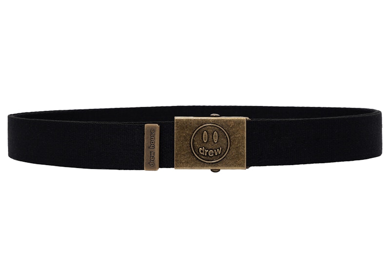 drew house mascot canvas web belt black - FW22 - JP