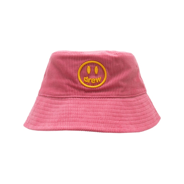 Pre-owned Drew House Mascot Corduroy Bucket Hat Hot Pink