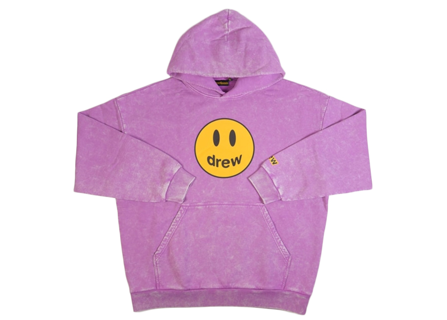 drew house mascot deconstructed Hoodie Washed Grape - FW22 - JP