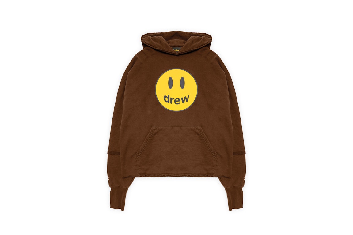 Pre-owned Drew House Mascot Deconstructed Hoodie Brown