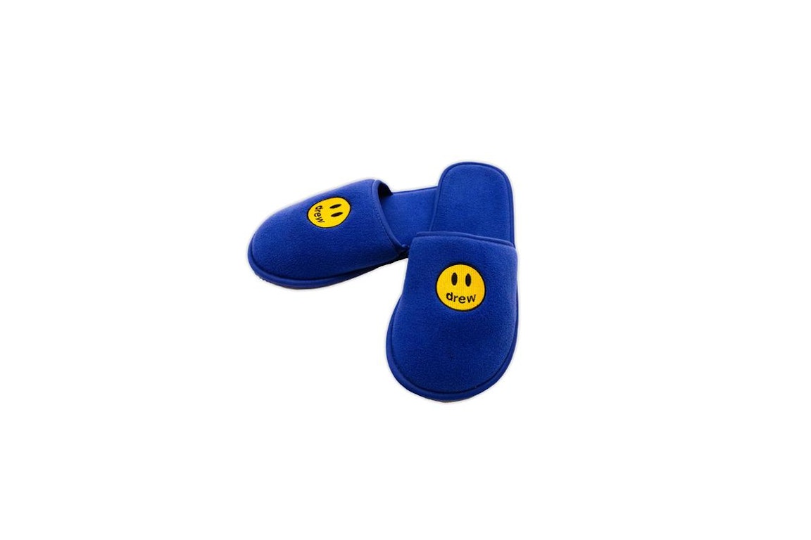 Pre-owned Drew House Mascot  Slippers Royal Blue
