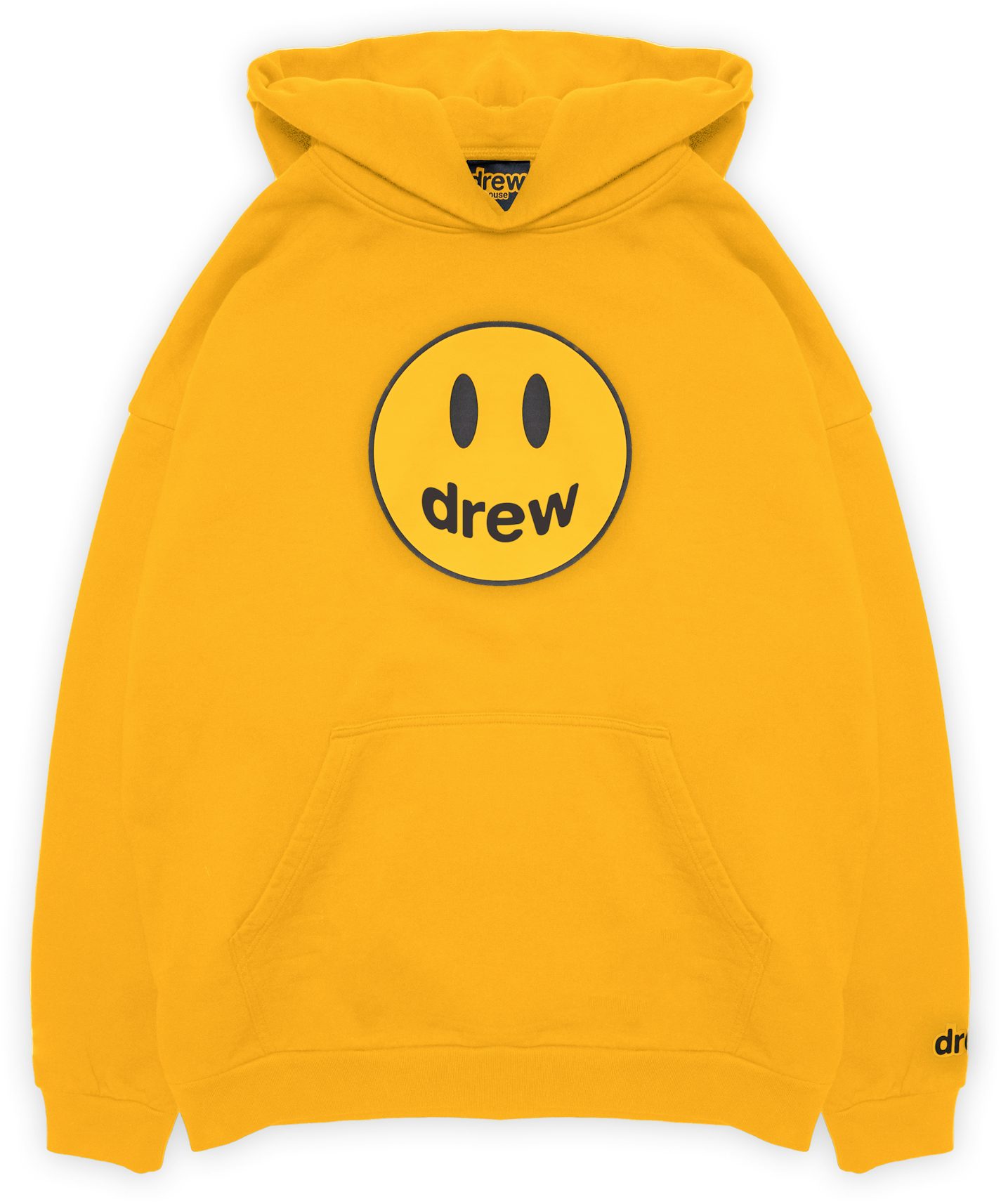 Drew House x Justin Bieber Mascot Slippers Yellow/Black S/M Sz 5