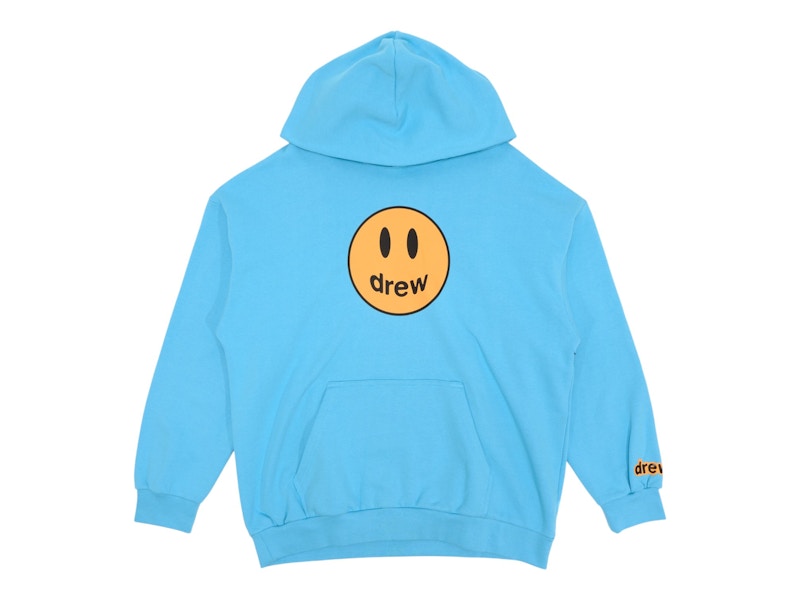 drew house mascot hoodie pacific blue Men's - FW24 - US