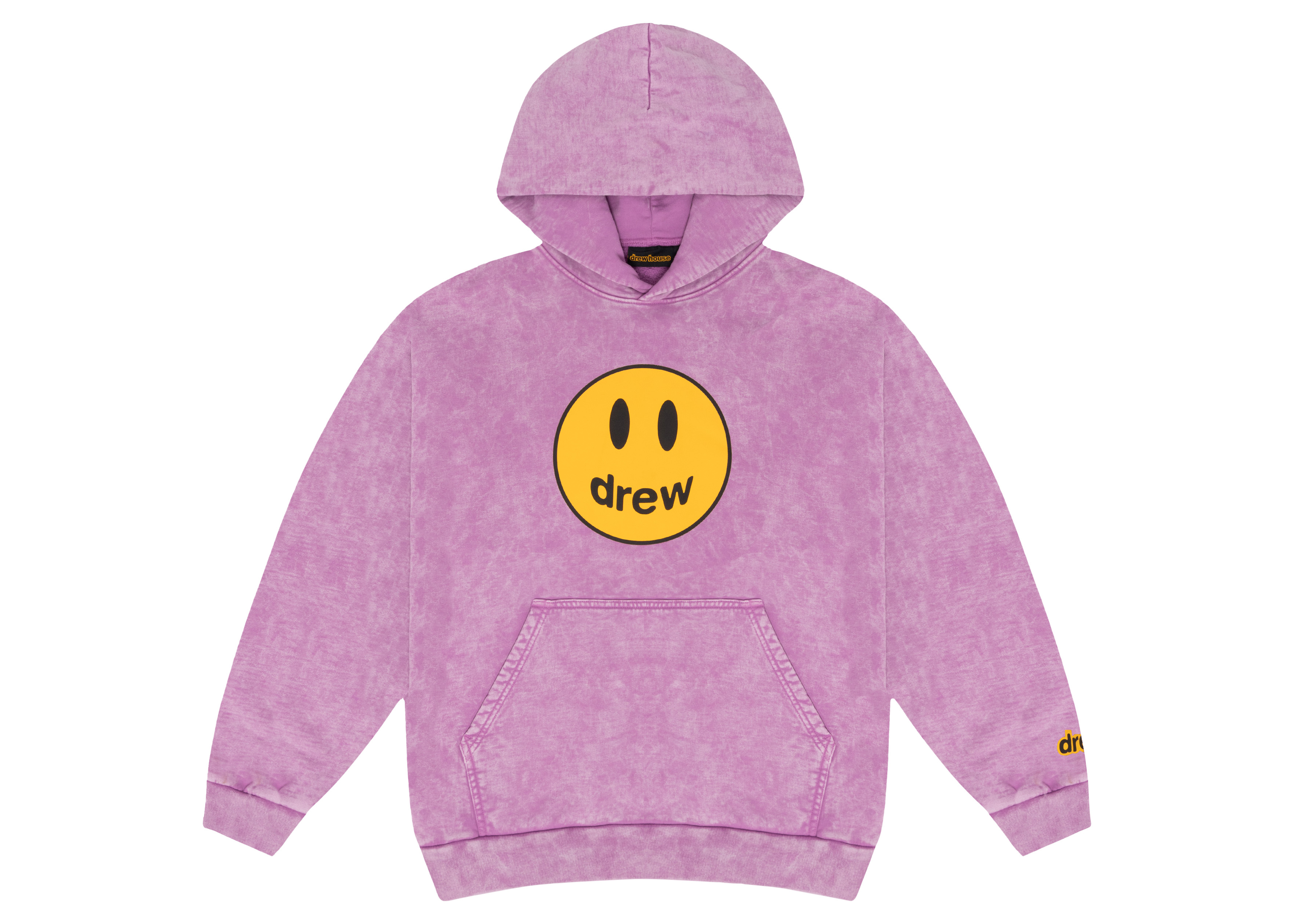 drew house mascot hoodie washed grape Men's - FW22 - US