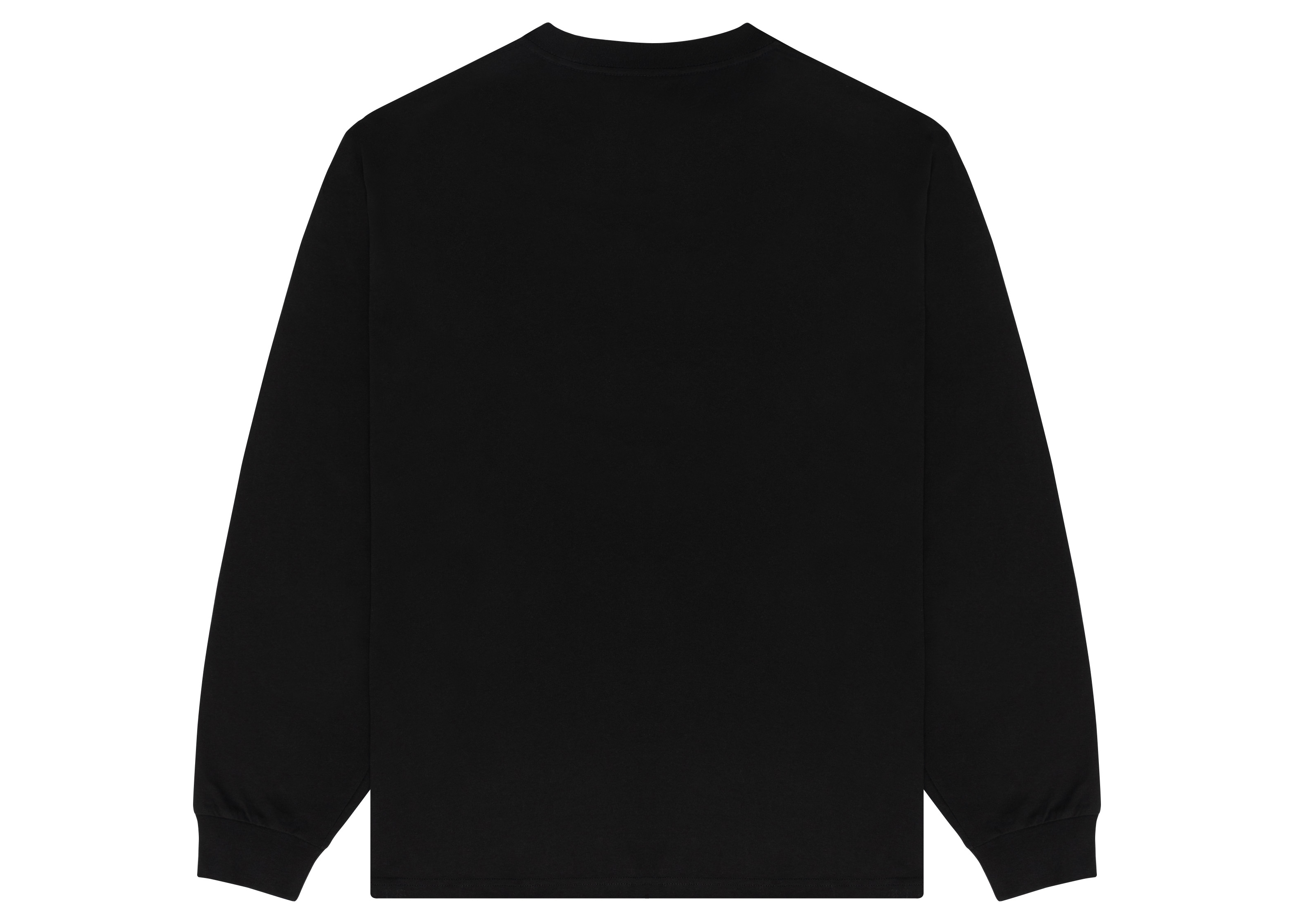 drew house mascot ls tee black Men's - FW22 - US