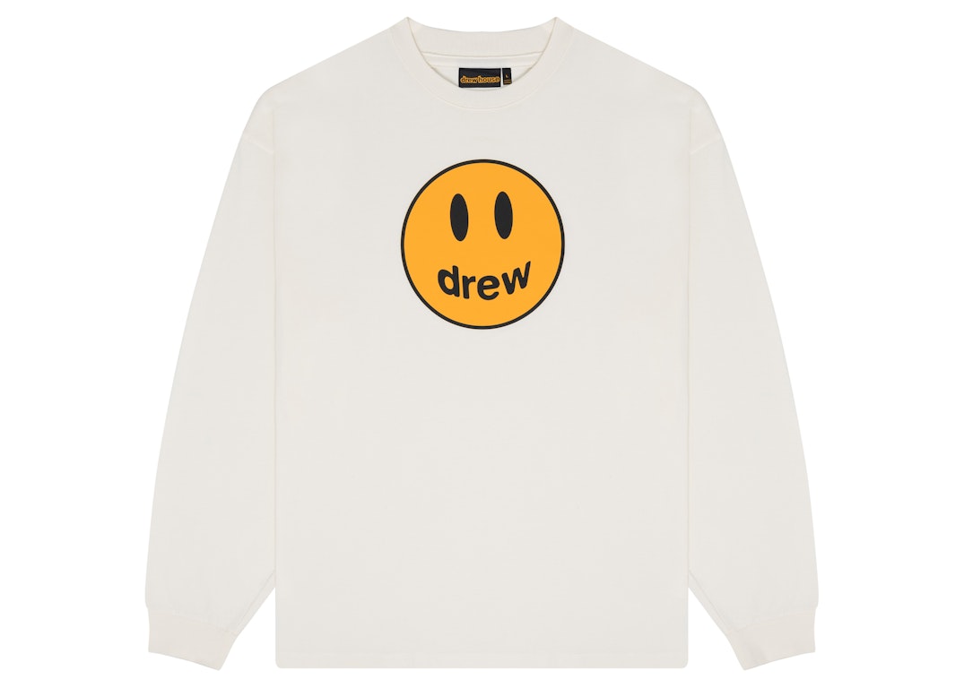 Pre-owned Drew House Mascot Ls Tee Off-white
