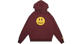 drew house mascot oversized oversized hoodie burgundy
