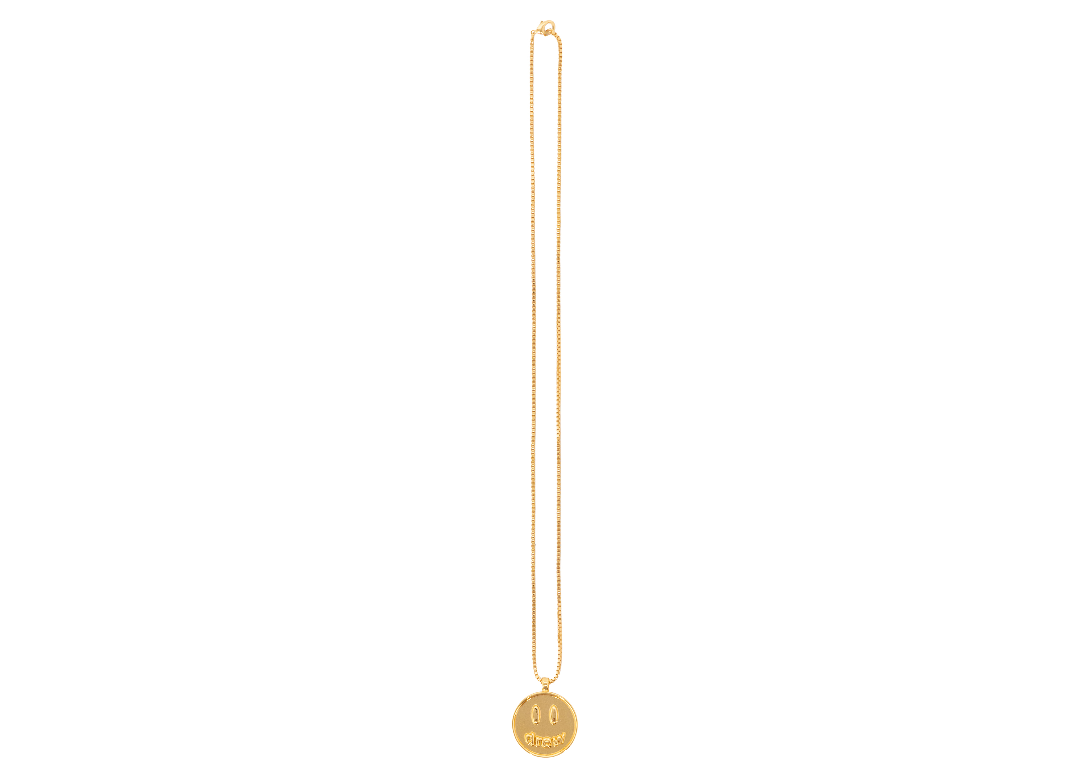 drew house mascot pendant necklace 24k gold plated Men's - FW22 - US