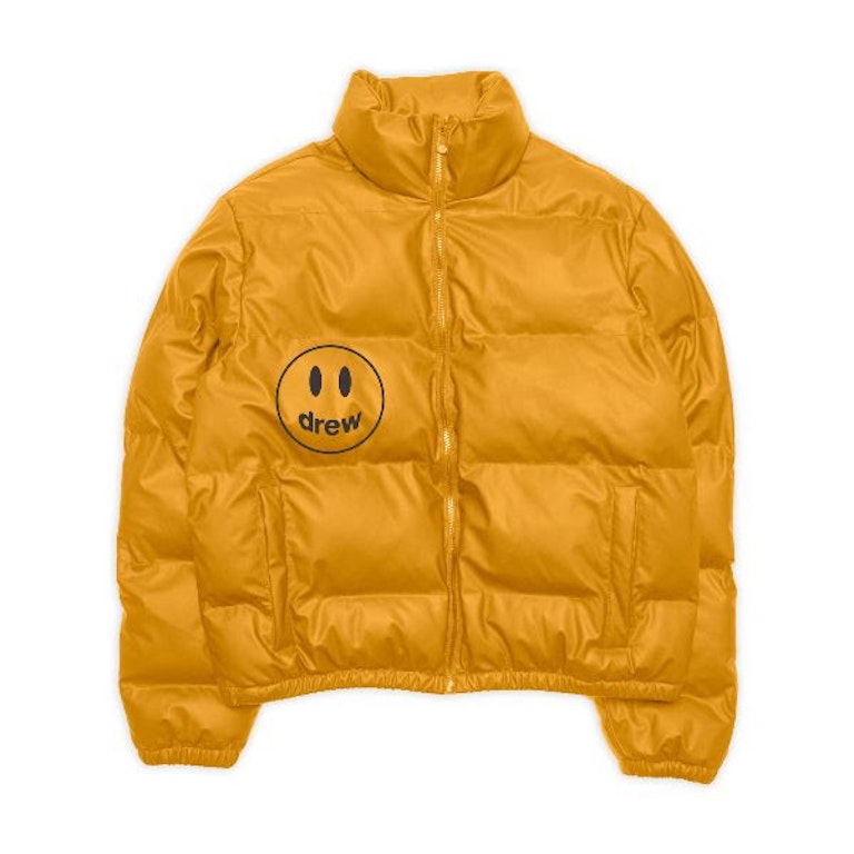 Pre-owned Drew House Mascot Puffer Jacket Golden Yellow