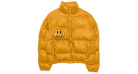drew house mascot puffer jacket golden yellow