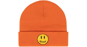 drew house mascot rib beanie orange