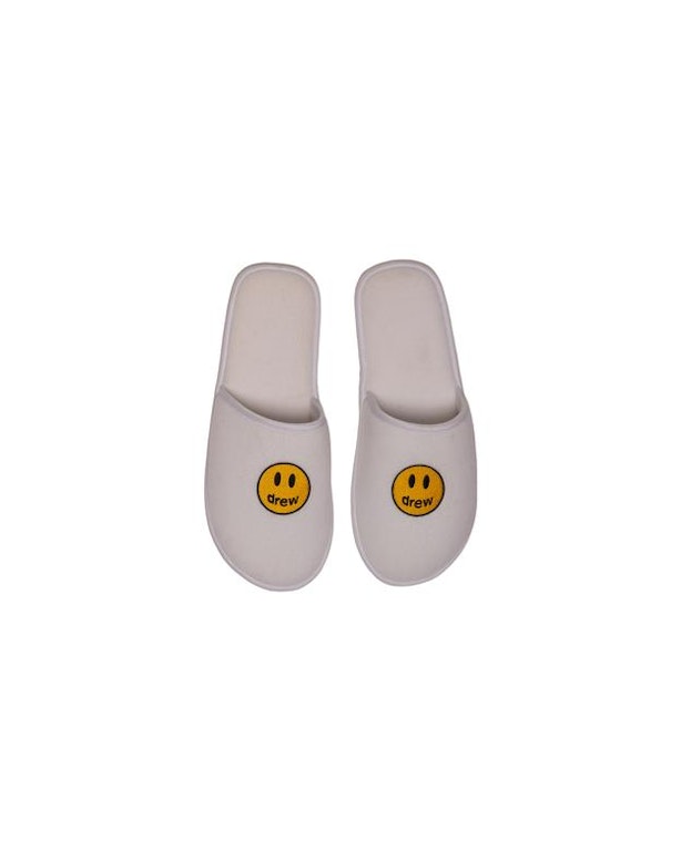 Pre-owned Drew House Mascot Slippers White