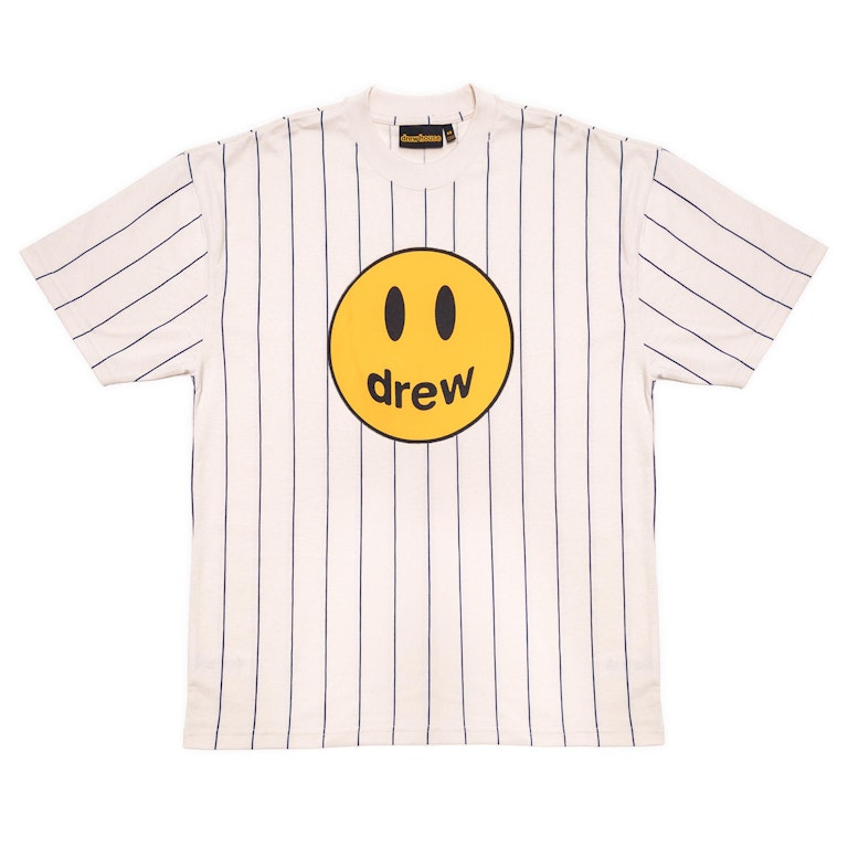 Pre-owned Drew House Mascot Ss Tee Navy Pinstripe