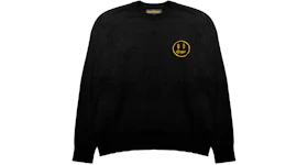 drew house mascot waffle sweater black