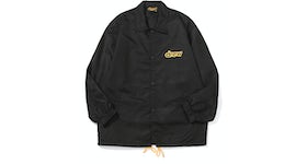 drew house nylon twill coaches jacket black