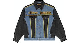 drew house oversized mascot trucker jacket vintage color block