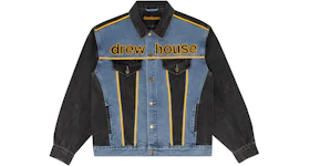 drew house oversized mascot trucker jacket vintage color block
