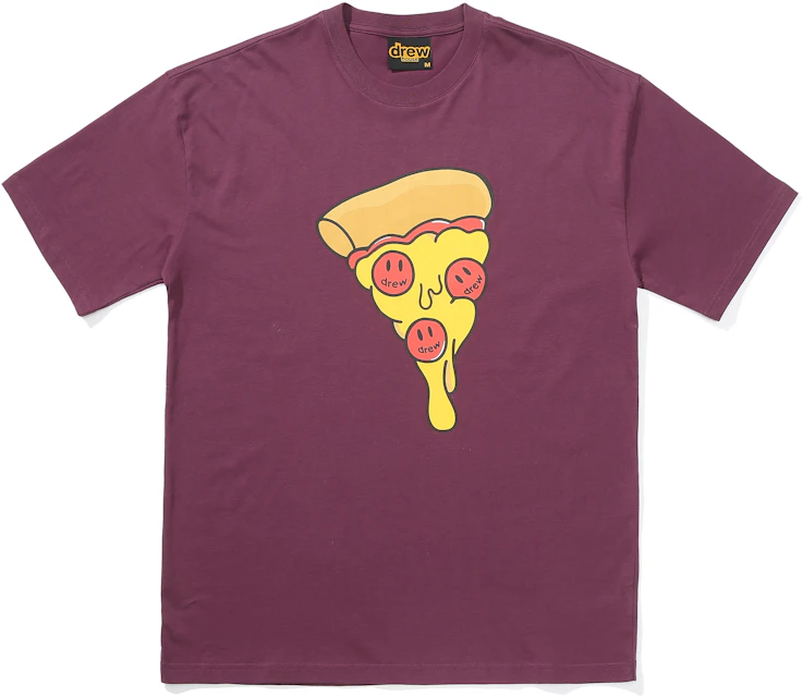 drew house pizza t-shirt berry - FW21 - ES