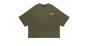drew house scribble boxy ss tee faded olive