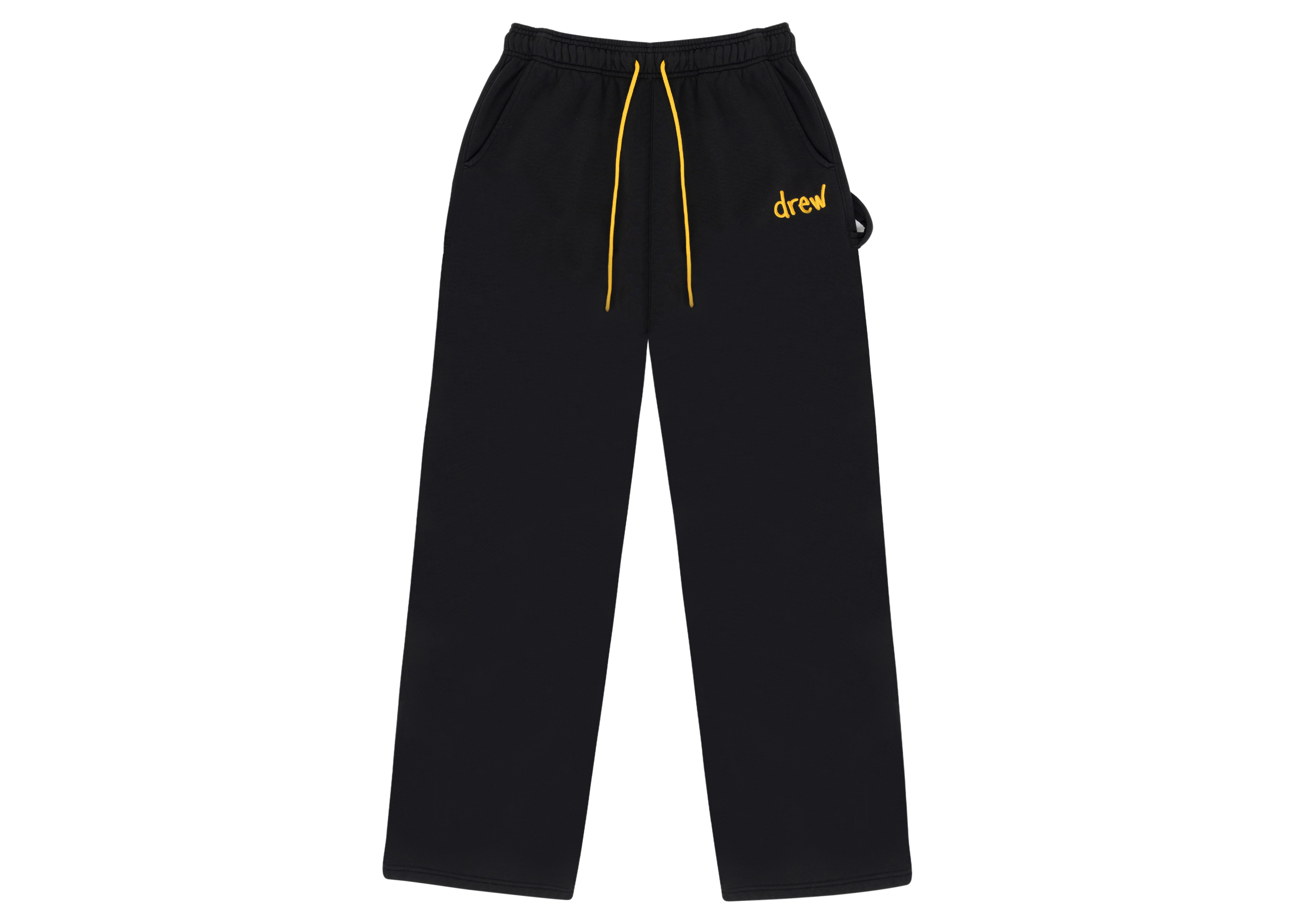 drew house scribble carpenter sweatpant black Men's - FW22 - US