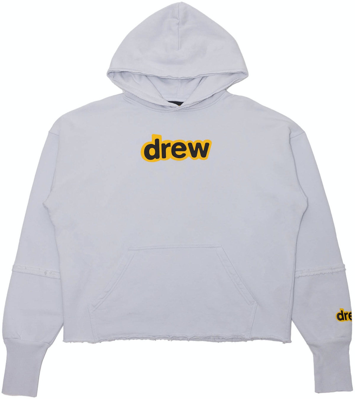 drew house secret deconstructed hoodie baby blue - SS21