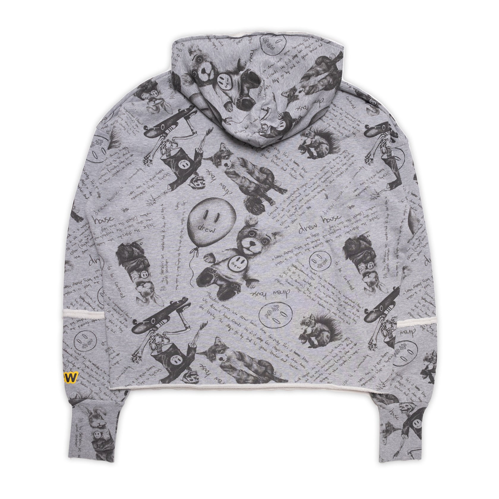 drew house secret deconstructed hoodie idears/heather grey メンズ - JP