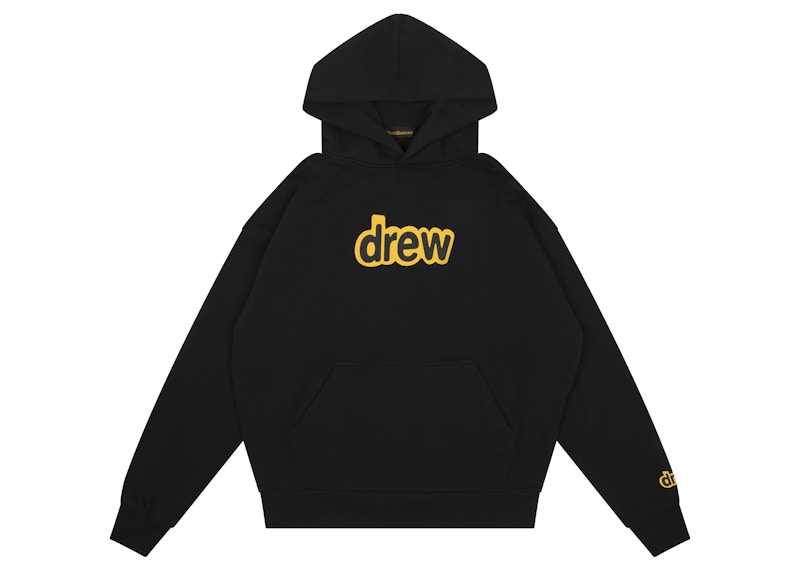 drew house secret hoodie black Men's - FW22 - US