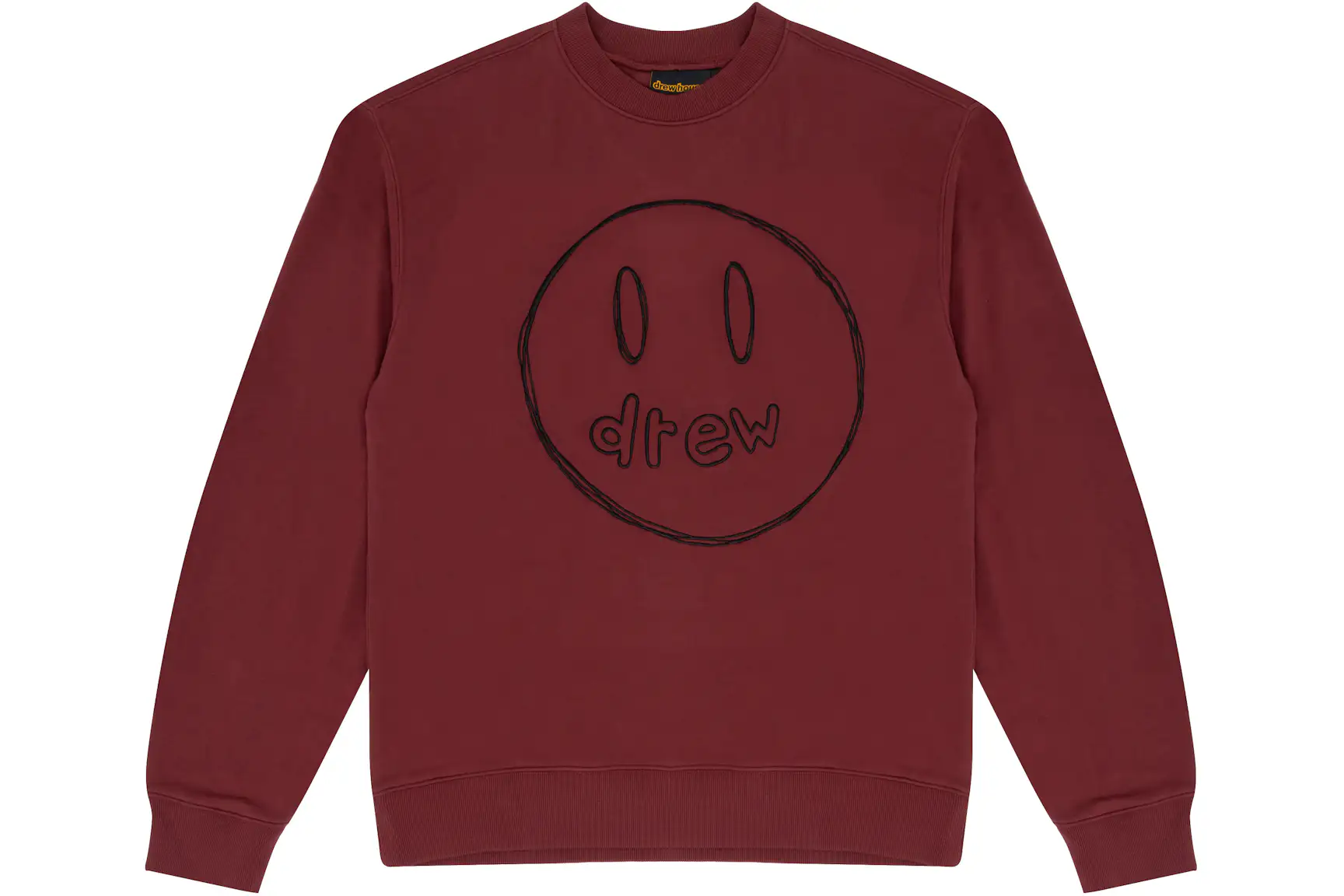 drew house sketch mascot crewneck burgundy - FW22 - CN