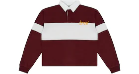 drew house sketch mascot rugby burgundy/off white