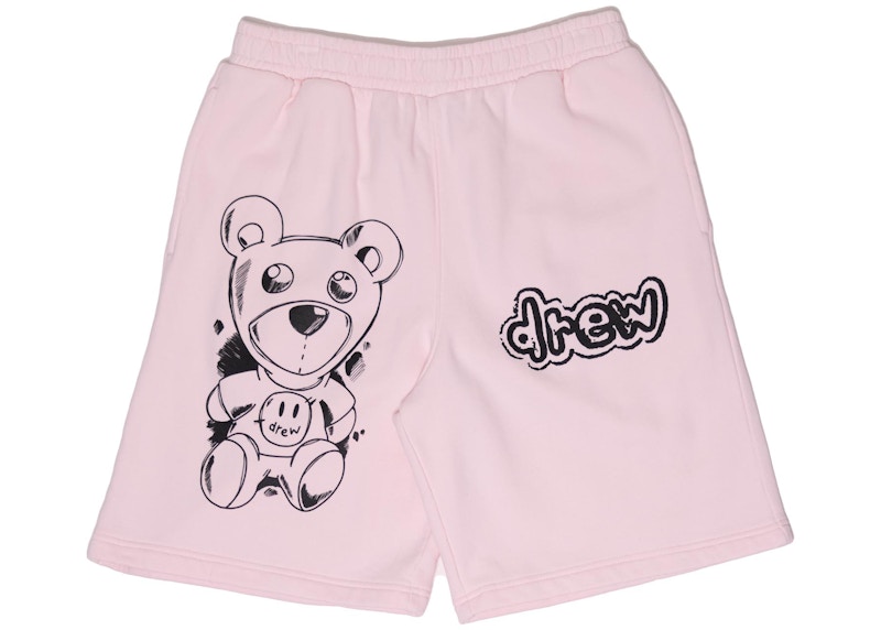 drew house theodore sketch sweat short pale pink Men's - SS21 - US