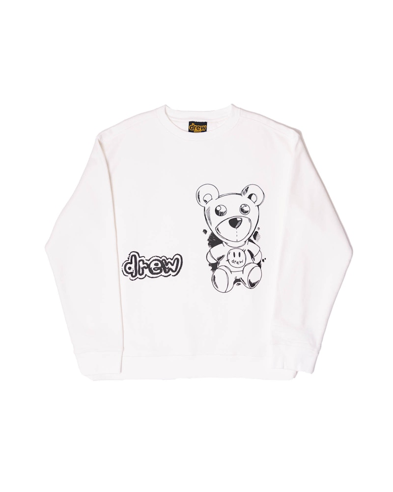 drew house theordore sketch crewneck off-white Men's - SS21 - US