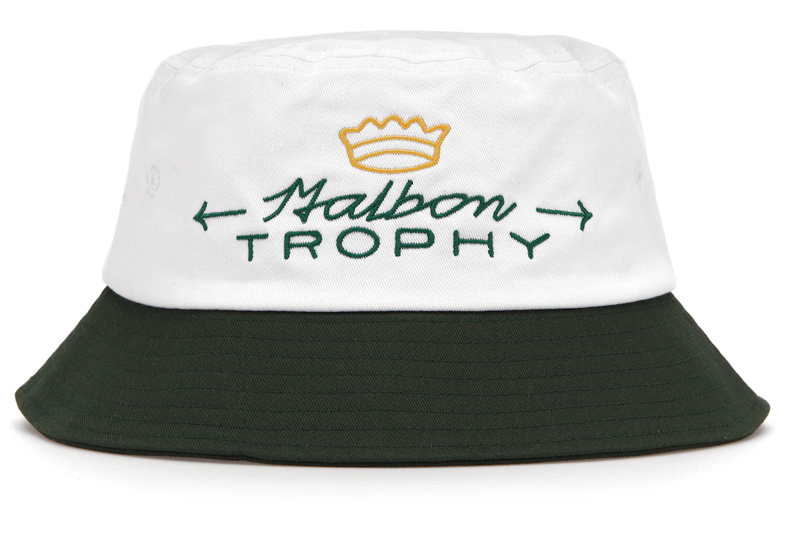 DropX™ Exclusive: Malbon Divots in the Desert Bucket Hat White