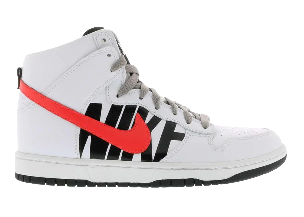 Nike Dunk Lux High Undefeated White Infrared