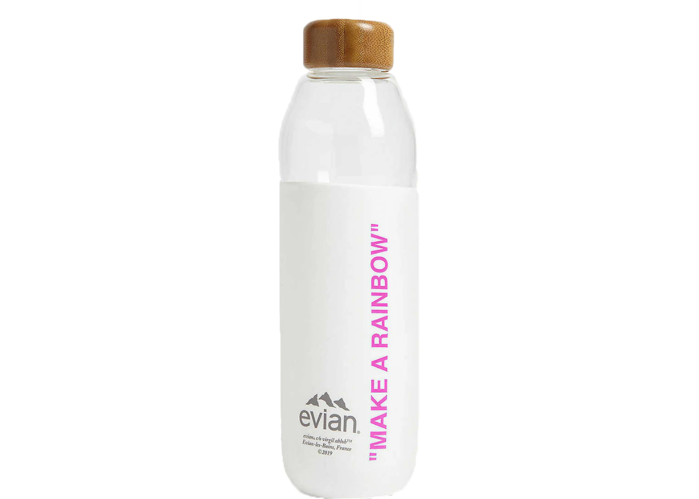 Virgil abloh evian water best sale