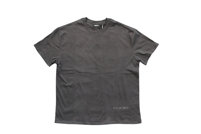 Fear of God Essentials Boxy Logo T-shirt Black Men's - SS19 - US