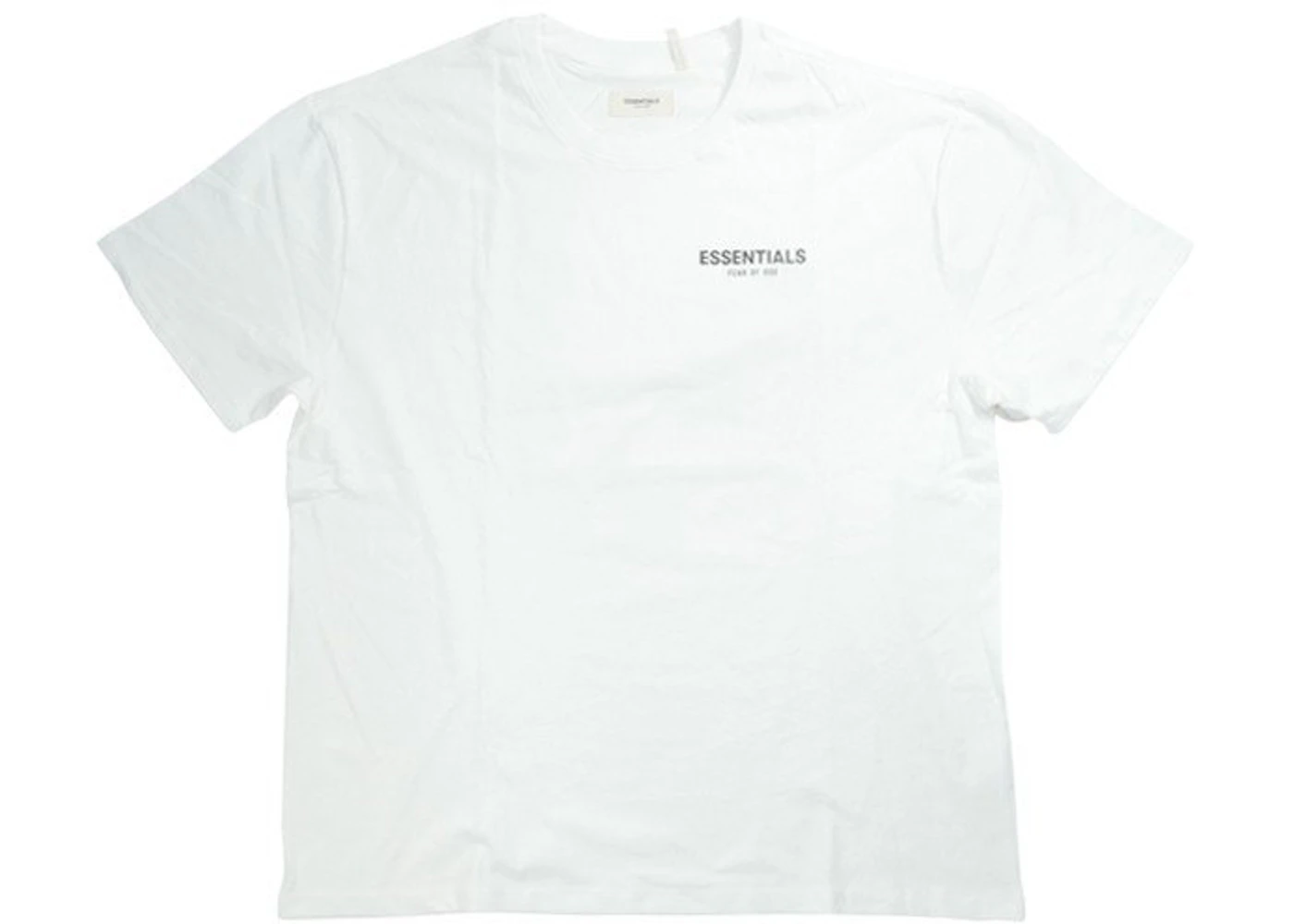 Fear of God Essentials Boxy Logo T-shirt White Men's - SS19 - US