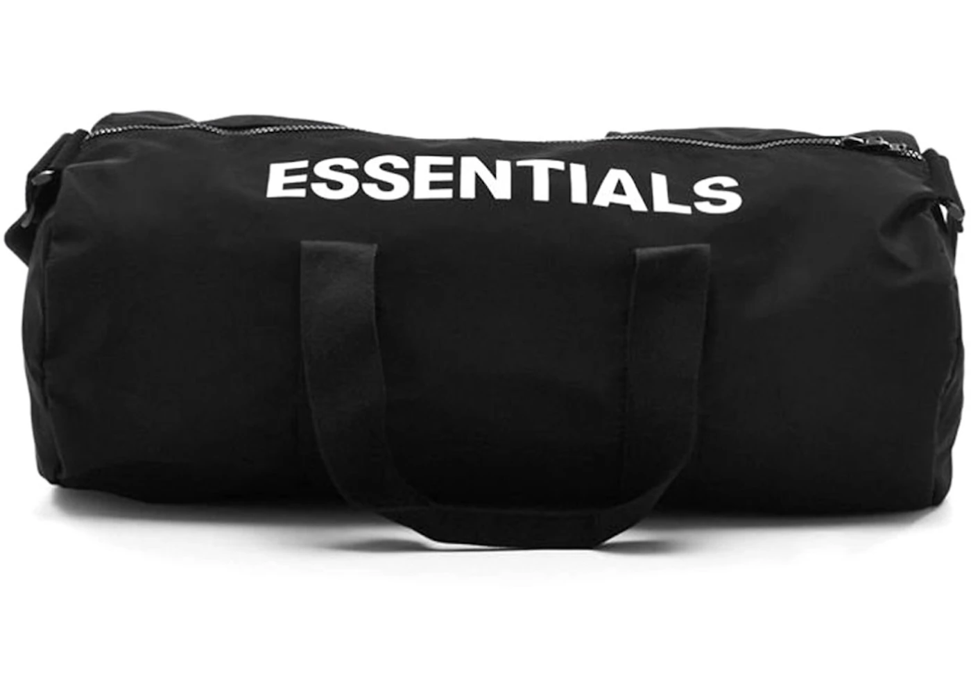 バッグ Fear of God Essentials Duffel Bag Black Fear of God Essentials Graphic Duffel Bag Black - US