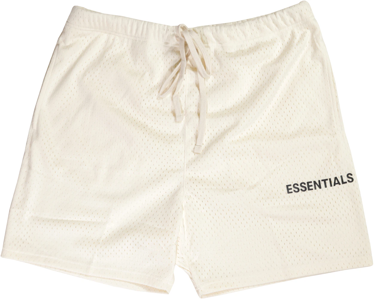 Fear of God Essentials Graphic Sweat Shorts Cream Men's - Essentials - US