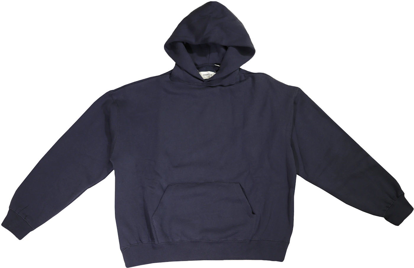 Fear of God Essentials Graphic Pullover Hoodie Navy - FW18 - US