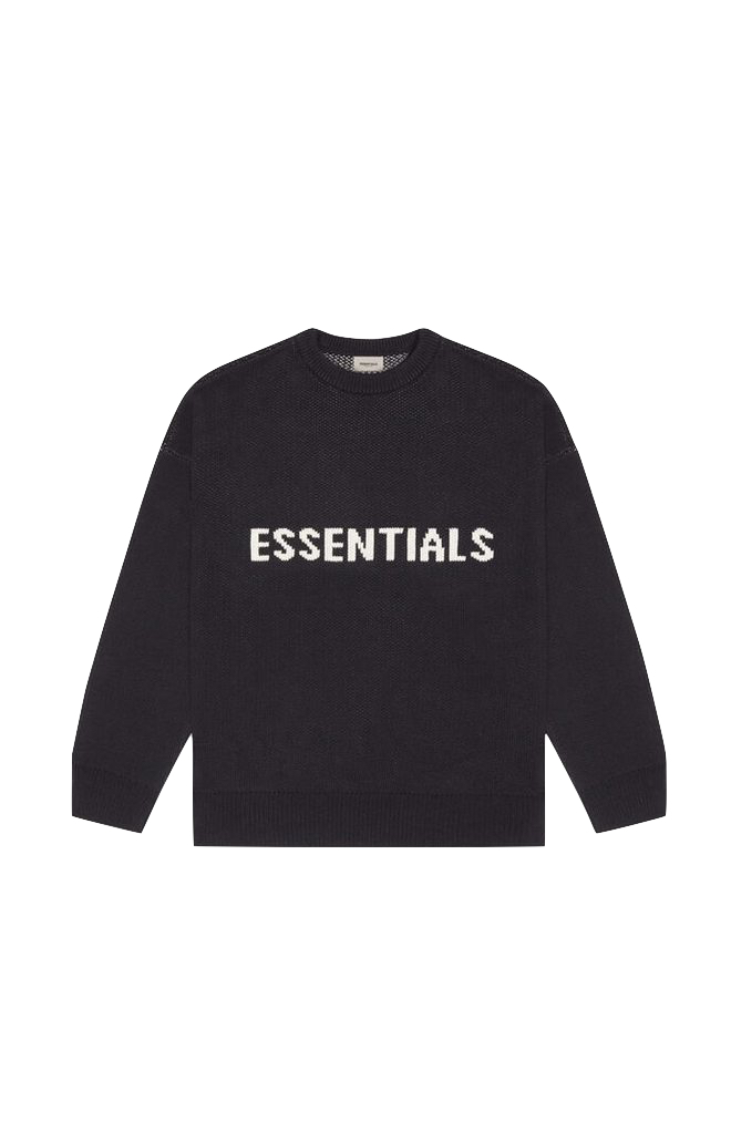 XL】新品 FOG Essentials Black Knit Sweater-