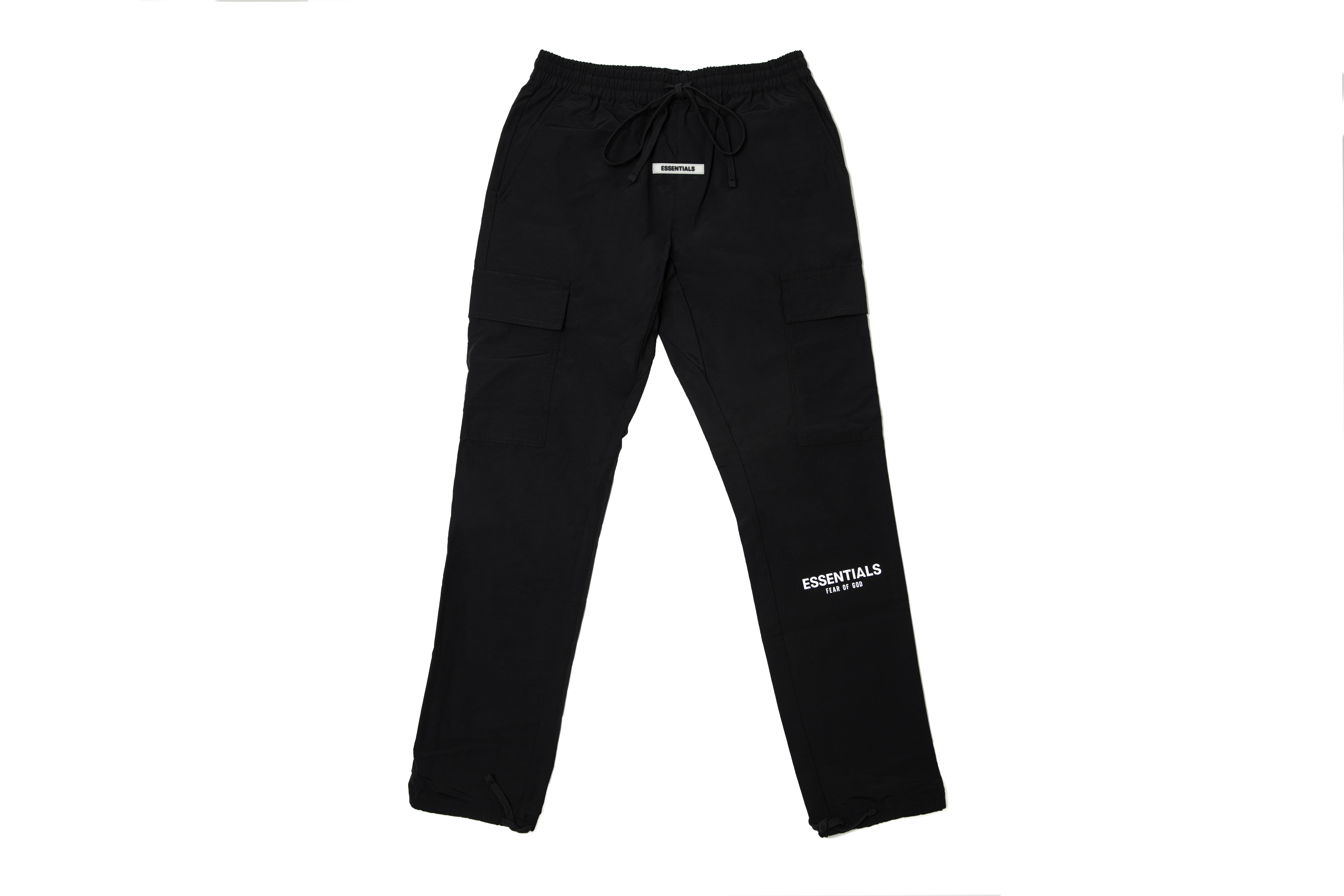 Black Polyester Cargo Pants by Fear of God ESSENTIALS on Sale