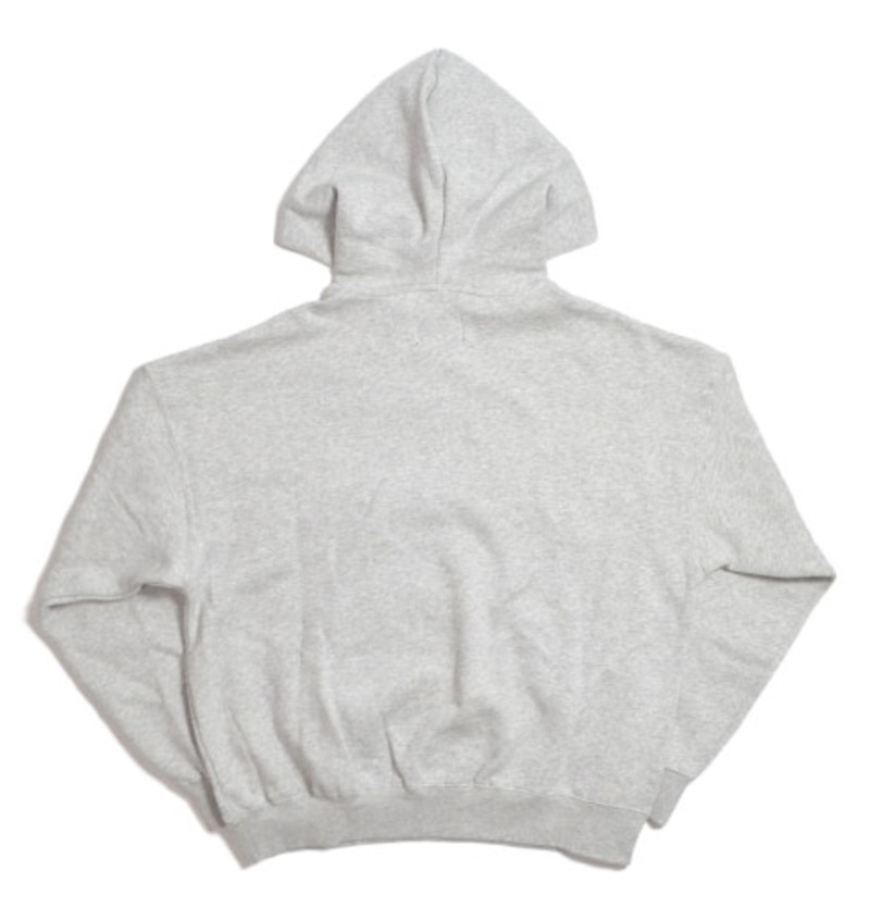 grey pullover sweatshirt
