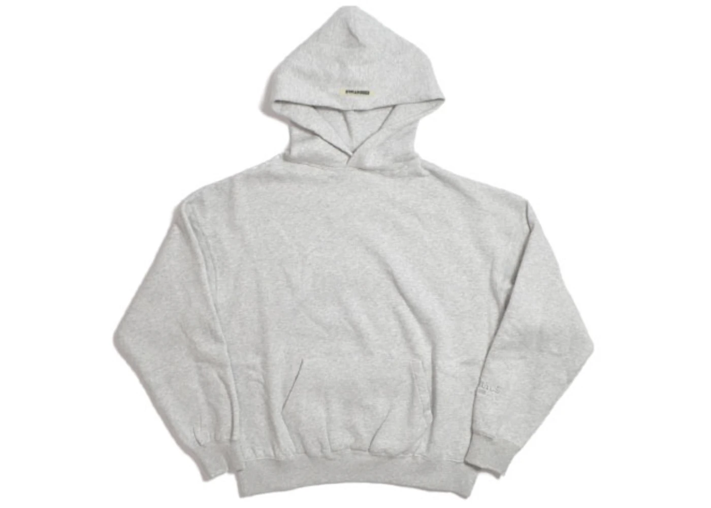 Fear of God Essentials Pullover Hoodie Light Heather Grey Men's - FW19 - US