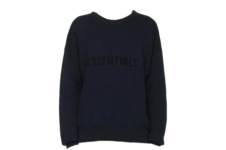 Fear of God Essentials x SSENSE Knit Sweater Dark Navy