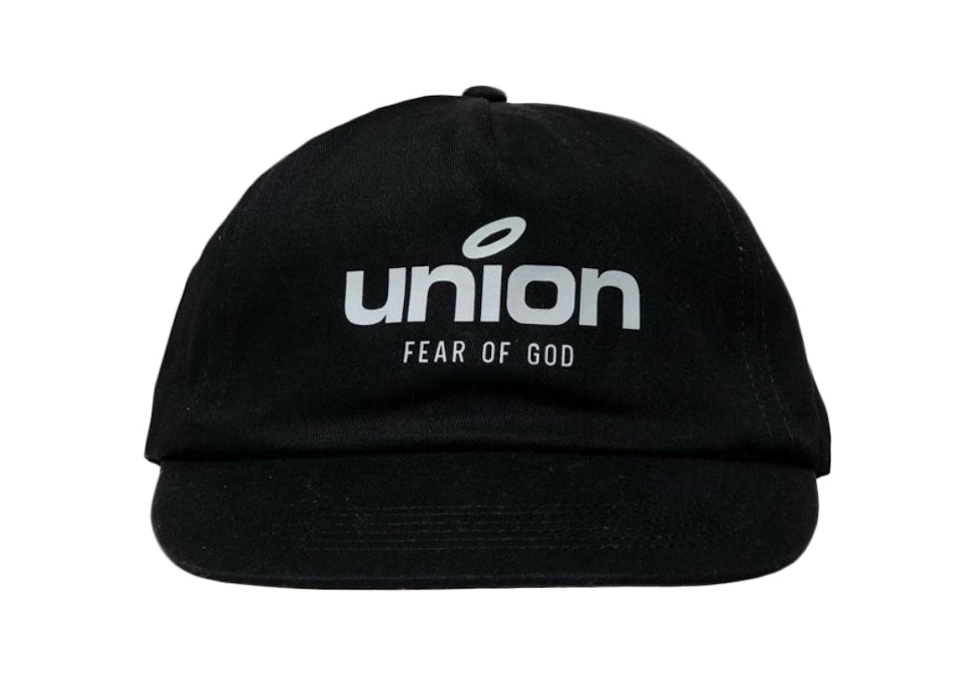 Pre-owned Fear Of God X Union 30 Year Panel Hat Black