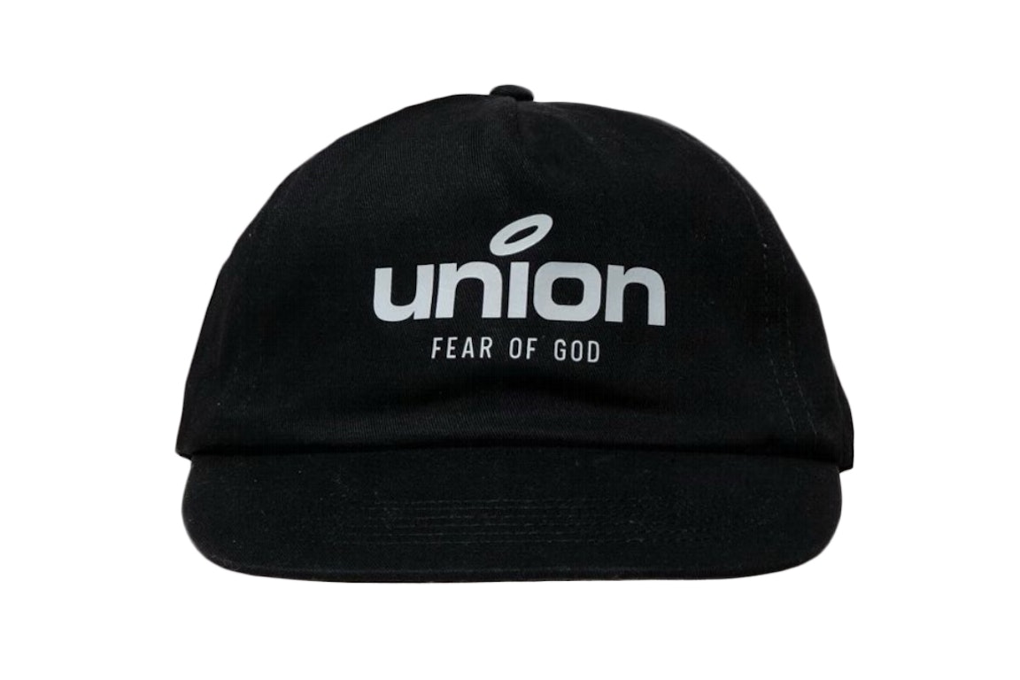 Pre-owned Fear Of God X Union 30 Year Panel Hat Black